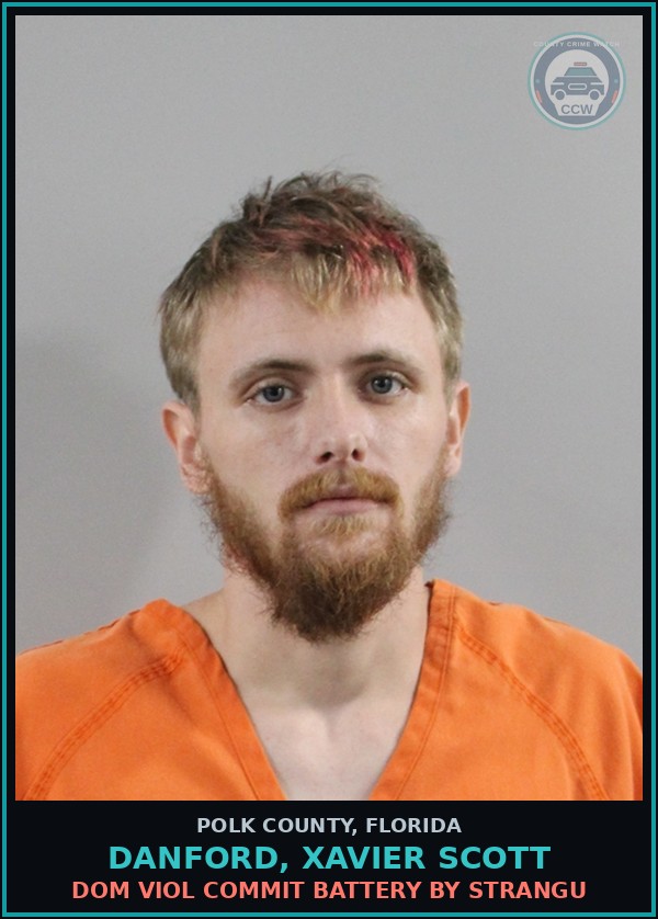 Booking mugshot of DANFORD, XAVIER SCOTT in Polk County