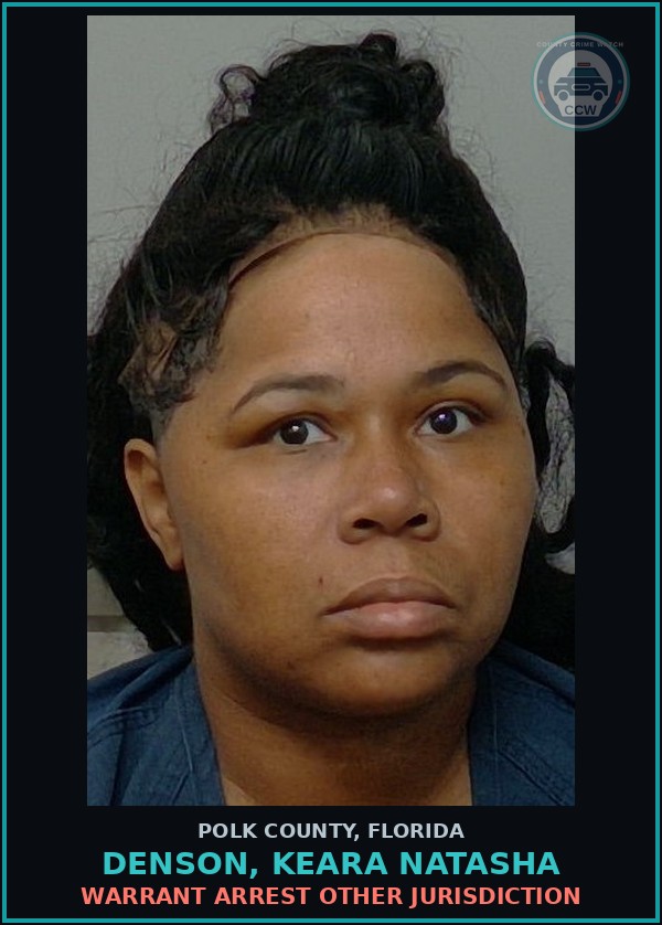 Booking mugshot of DENSON, KEARA NATASHA in Polk County