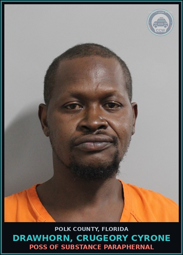 Booking mugshot of DRAWHORN, CRUGEORY CYRONE in Polk County