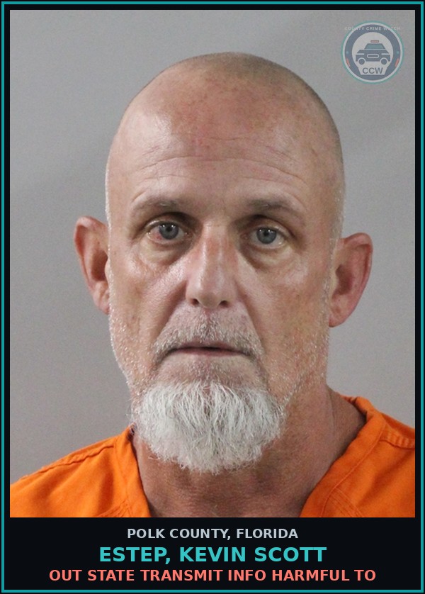 Booking mugshot of ESTEP, KEVIN SCOTT in Polk County
