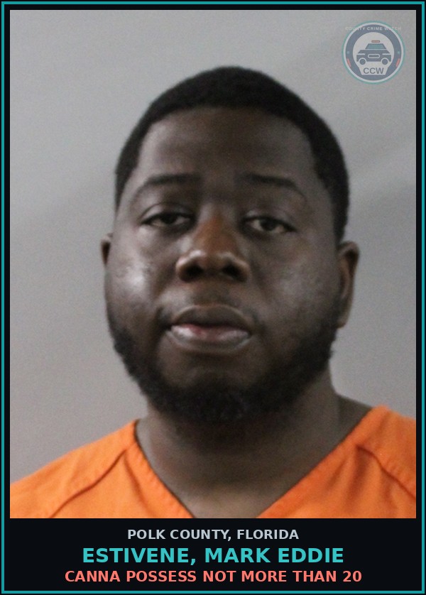 Booking mugshot of ESTIVENE, MARK EDDIE in Polk County