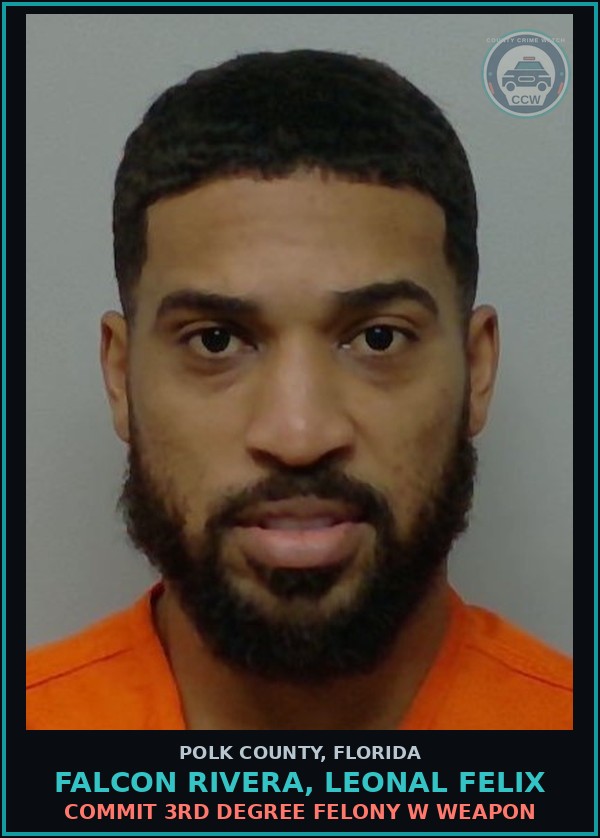 Booking mugshot of FALCON RIVERA, LEONAL FELIX in Polk County