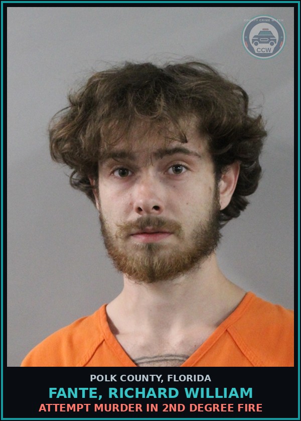 Booking mugshot of FANTE, RICHARD WILLIAM in Polk County