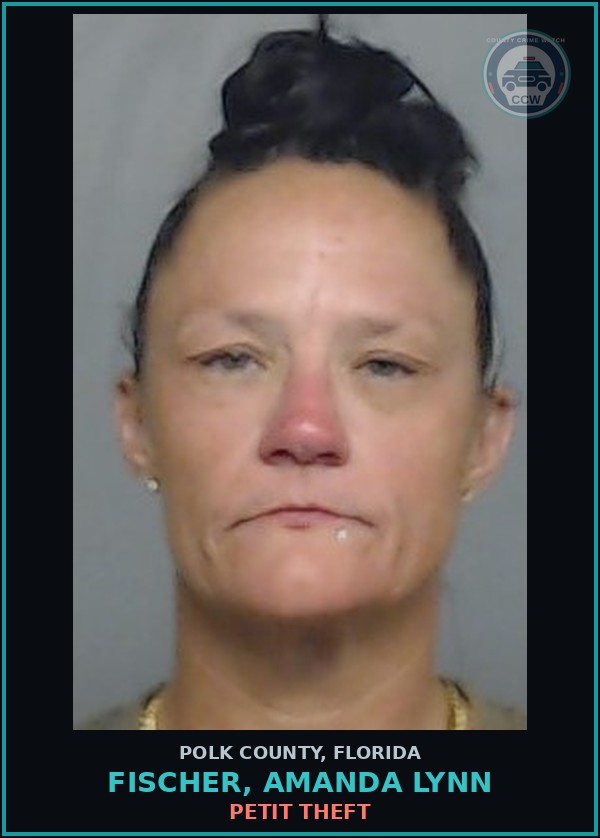 Booking mugshot of FISCHER, AMANDA LYNN in Polk County