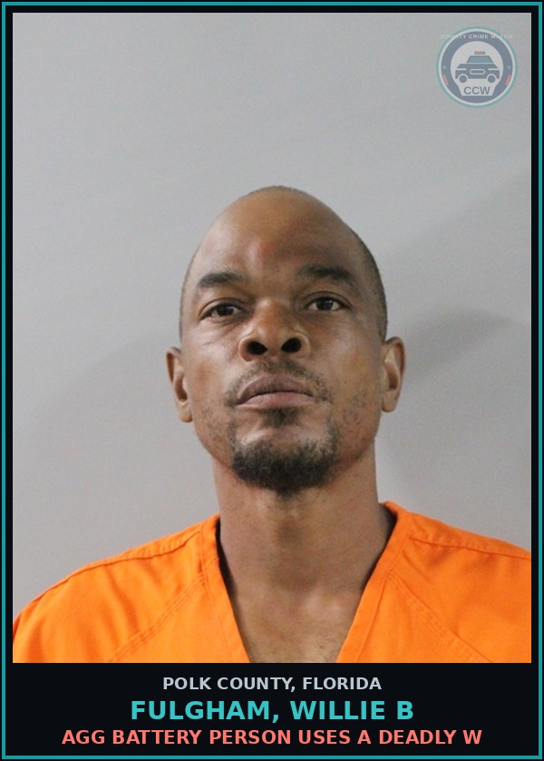 Booking mugshot of FULGHAM, WILLIE B in Polk County