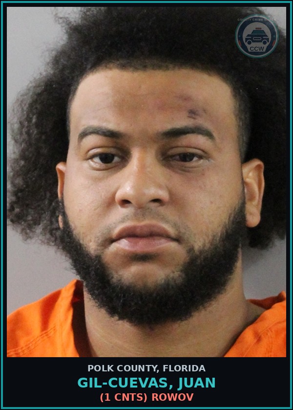 Booking mugshot of GIL-CUEVAS, JUAN in Polk County