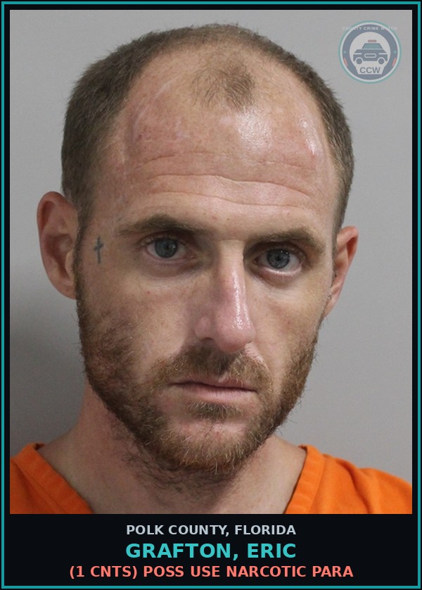 Booking mugshot of GRAFTON, ERIC in Polk County