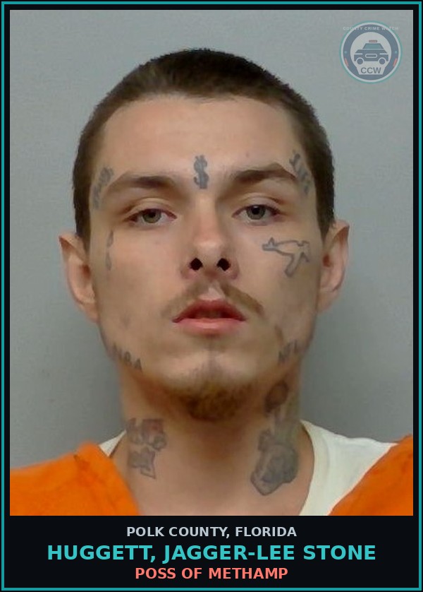 Booking mugshot of HUGGETT, JAGGER-LEE STONE in Polk County