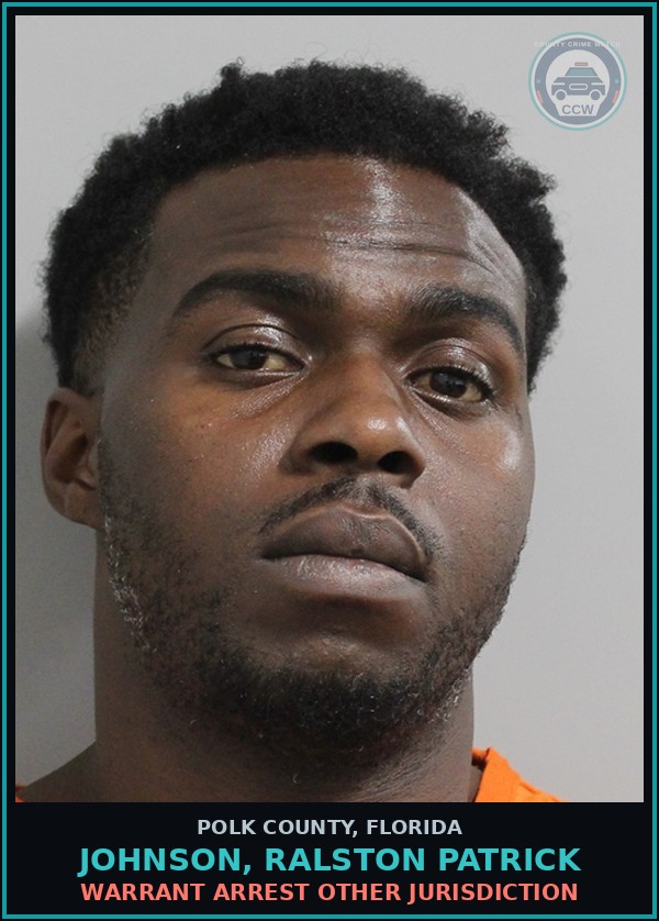 Booking mugshot of JOHNSON, RALSTON PATRICK in Polk County