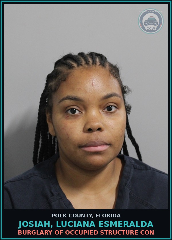 Booking mugshot of JOSIAH, LUCIANA ESMERALDA in Polk County