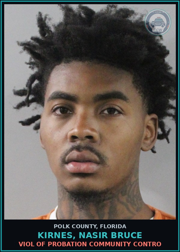 Booking mugshot of KIRNES, NASIR BRUCE in Polk County