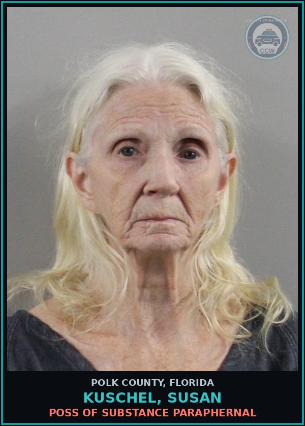 Booking mugshot of KUSCHEL, SUSAN in Polk County