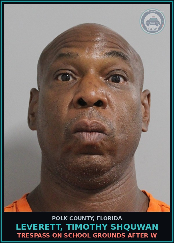 Booking mugshot of LEVERETT, TIMOTHY SHQUWAN in Polk County