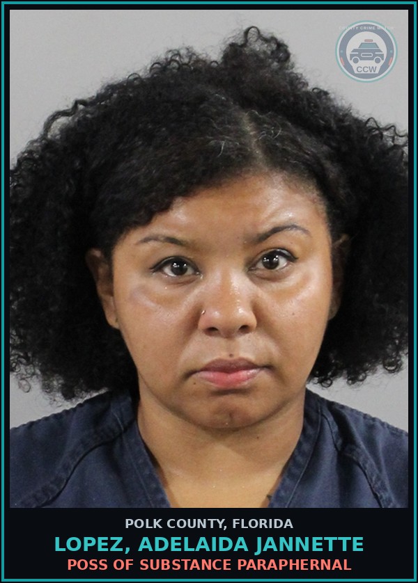 Booking mugshot of LOPEZ, ADELAIDA JANNETTE in Polk County