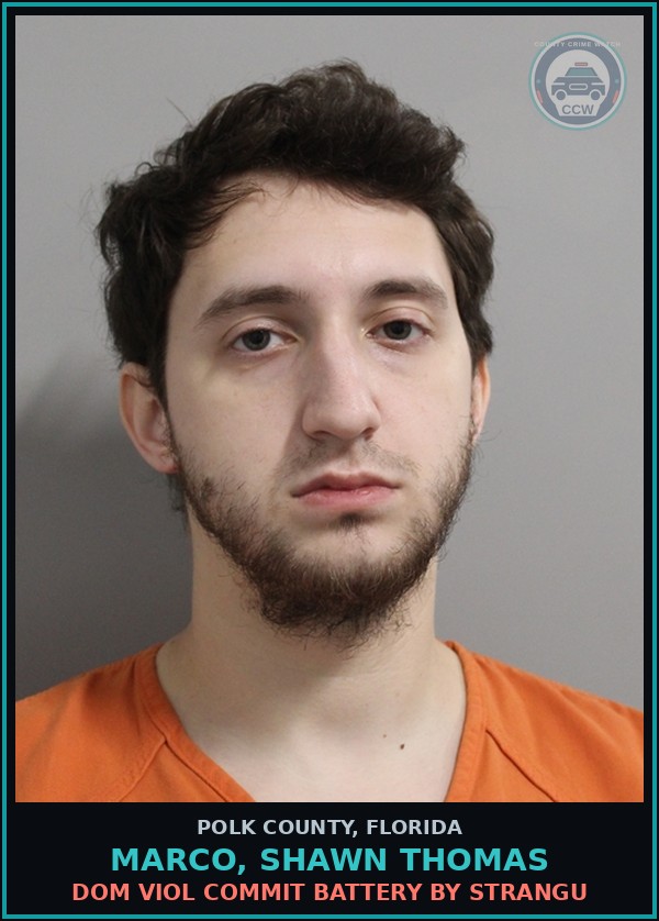 Booking mugshot of MARCO, SHAWN THOMAS in Polk County