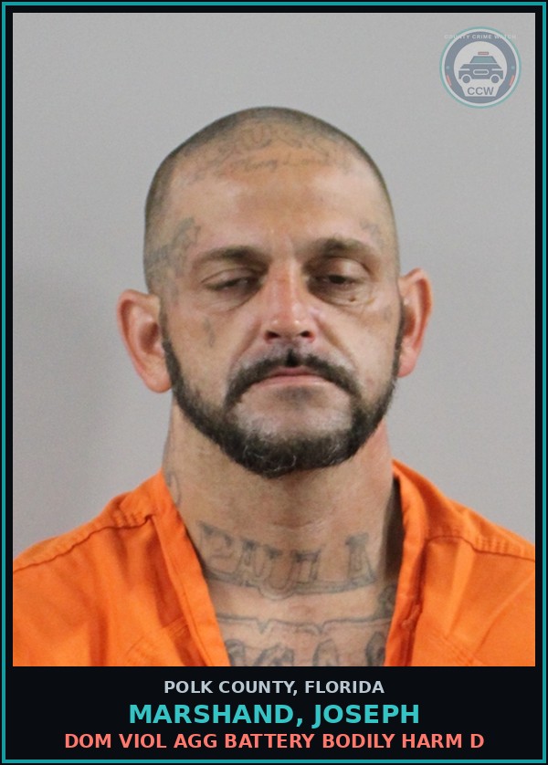 Booking mugshot of MARSHAND, JOSEPH in Polk County