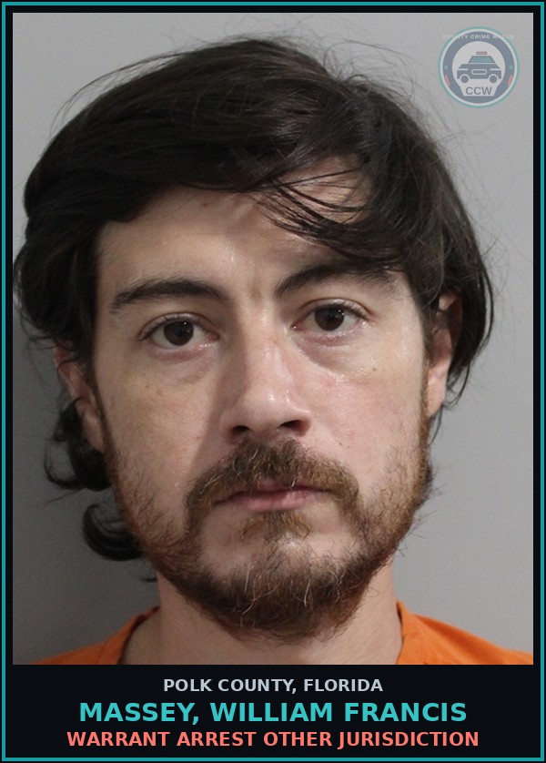 Booking mugshot of MASSEY, WILLIAM FRANCIS in Polk County