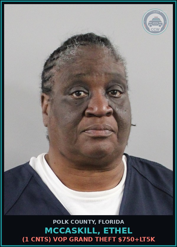 Booking mugshot of MCCASKILL, ETHEL in Polk County
