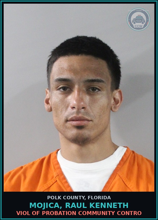 Booking mugshot of MOJICA, RAUL KENNETH in Polk County