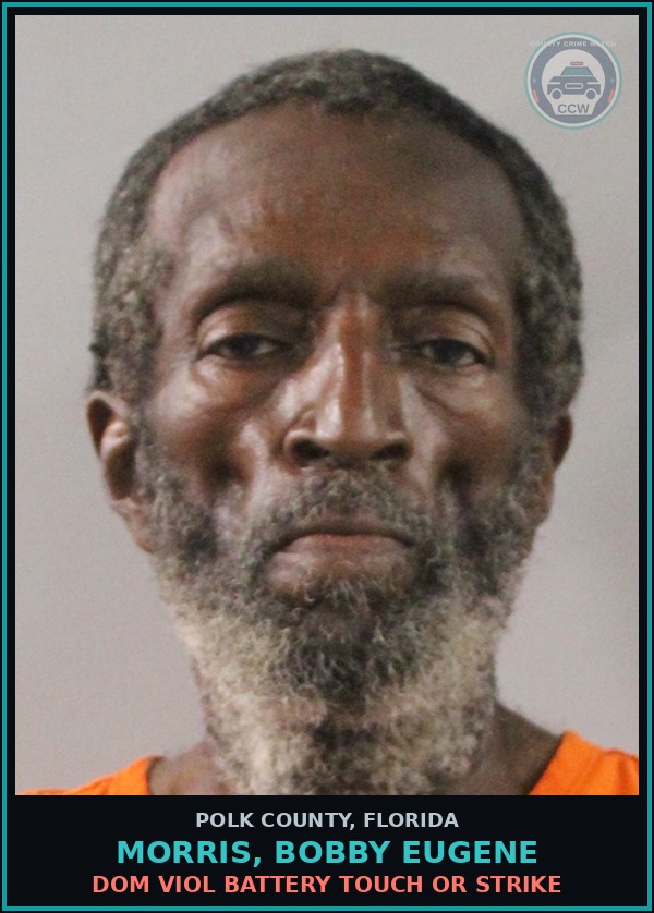 Booking mugshot of MORRIS, BOBBY EUGENE in Polk County