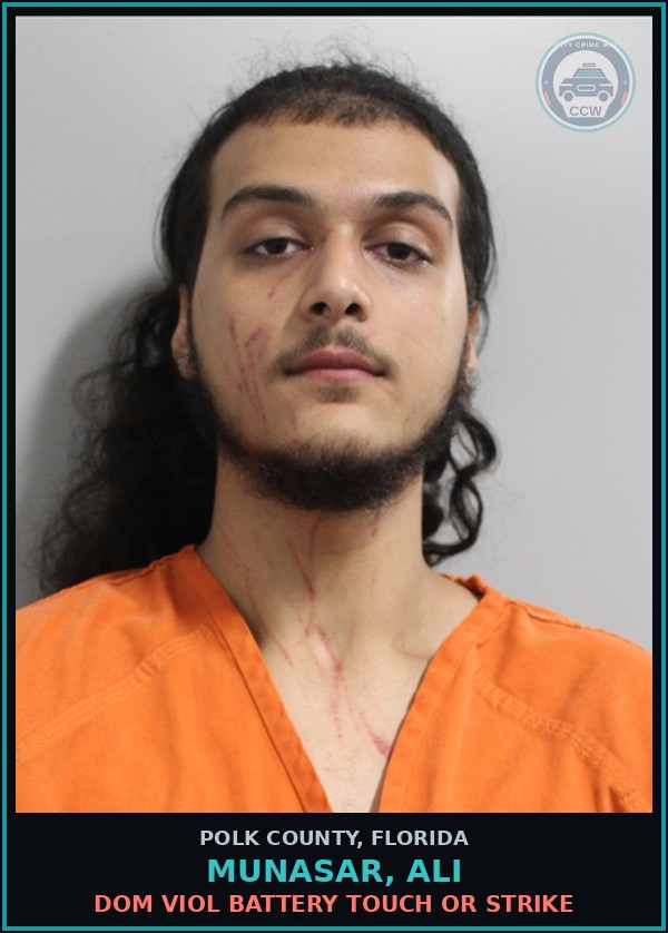 Booking mugshot of MUNASAR, ALI in Polk County