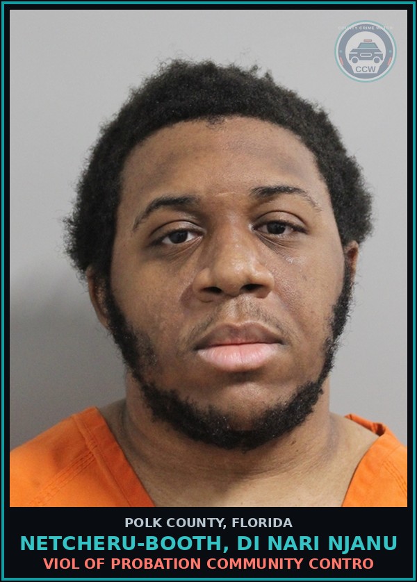 Booking mugshot of NETCHERU-BOOTH, DI NARI NJANU in Polk County