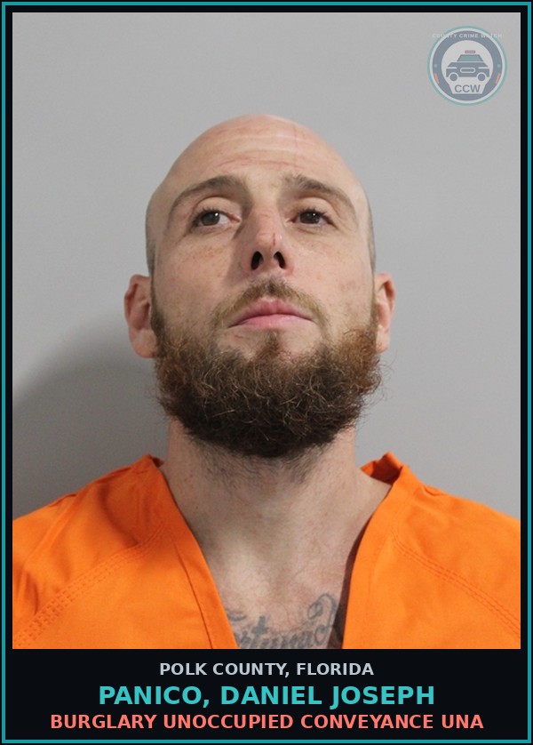 Booking mugshot of PANICO, DANIEL JOSEPH in Polk County