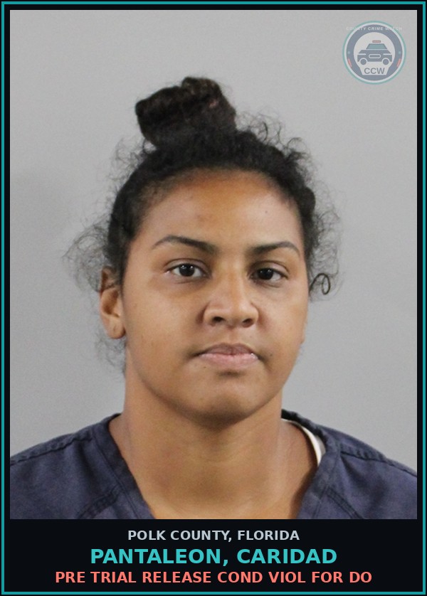 Booking mugshot of PANTALEON, CARIDAD in Polk County