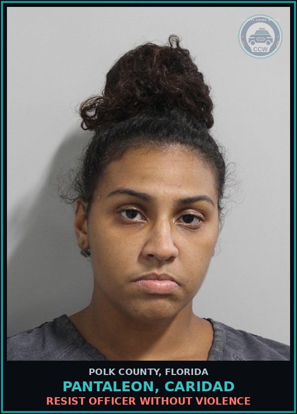 Booking mugshot of PANTALEON, CARIDAD in Polk County