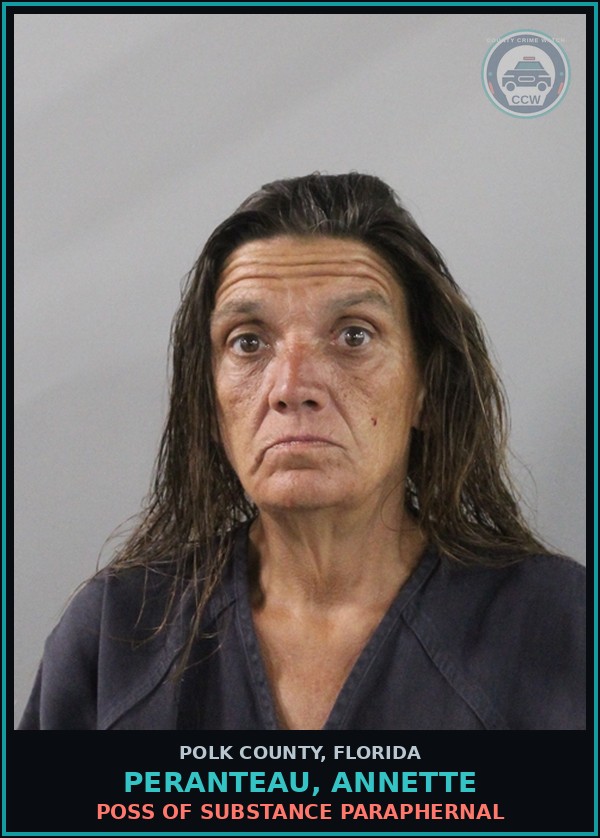 Booking mugshot of PERANTEAU, ANNETTE in Polk County