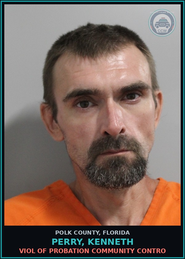 Booking mugshot of PERRY, KENNETH in Polk County