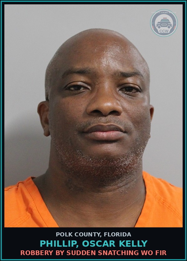 Booking mugshot of PHILLIP, OSCAR KELLY in Polk County
