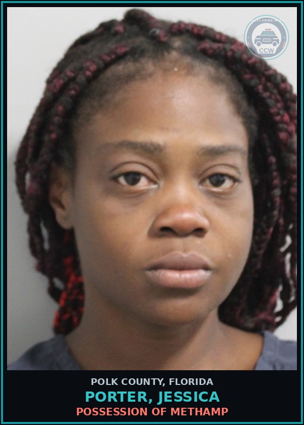Booking mugshot of PORTER, JESSICA in Polk County
