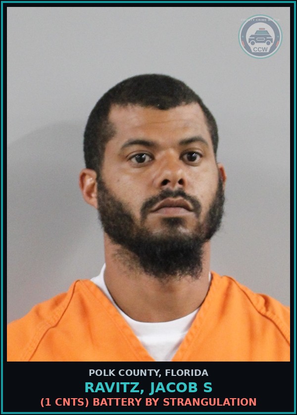 Booking mugshot of RAVITZ, JACOB S in Polk County