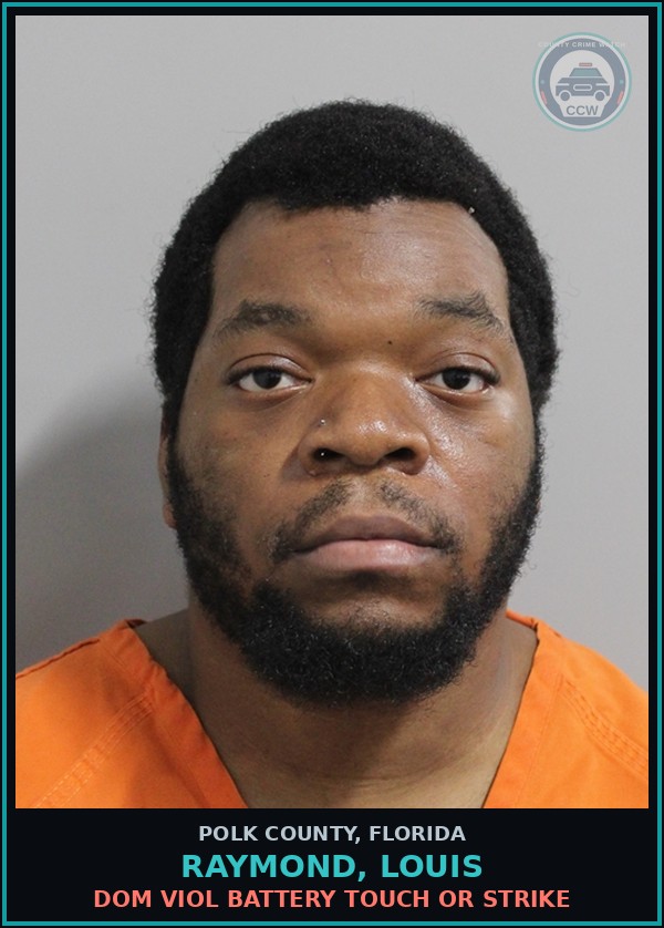 Booking mugshot of RAYMOND, LOUIS in Polk County