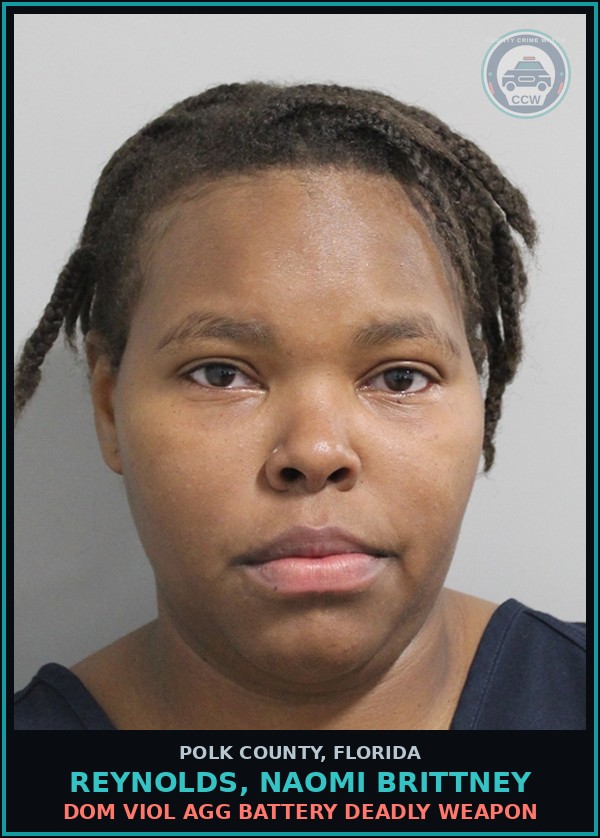 Booking mugshot of REYNOLDS, NAOMI BRITTNEY in Polk County