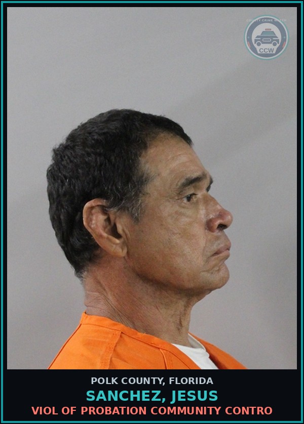 Booking mugshot of SANCHEZ, JESUS in Polk County