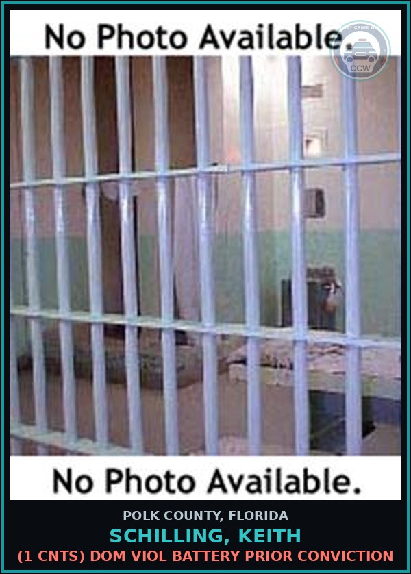 Booking mugshot of SCHILLING, KEITH in Polk County
