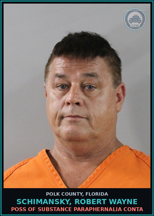 Booking mugshot of SCHIMANSKY, ROBERT WAYNE in Polk County