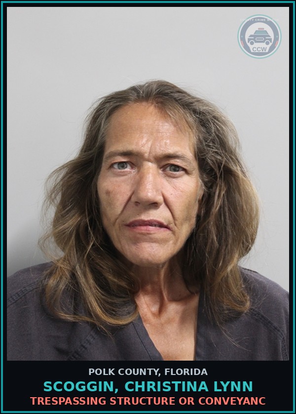 Booking mugshot of SCOGGIN, CHRISTINA LYNN in Polk County