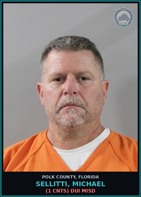 Booking mugshot of SELLITTI, MICHAEL in Polk County