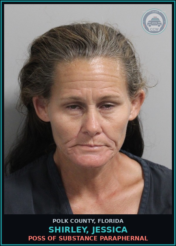 Booking mugshot of SHIRLEY, JESSICA in Polk County