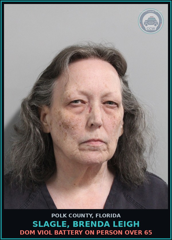 Booking mugshot of SLAGLE, BRENDA LEIGH in Polk County
