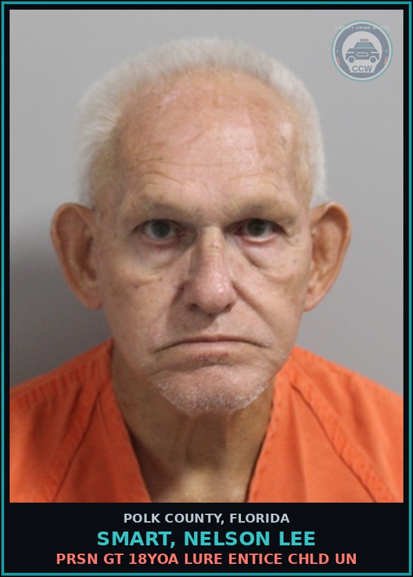 Booking mugshot of SMART, NELSON LEE in Polk County