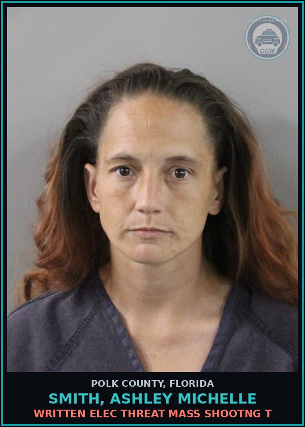 Booking mugshot of SMITH, ASHLEY MICHELLE in Polk County