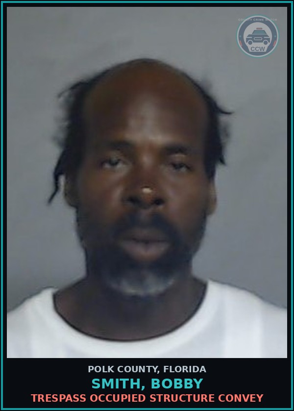 Booking mugshot of SMITH, BOBBY in Polk County