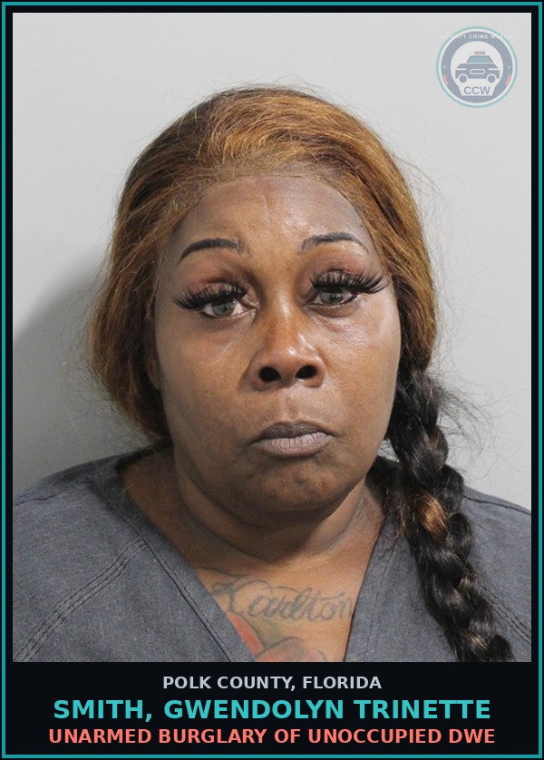 Booking mugshot of SMITH, GWENDOLYN TRINETTE in Polk County