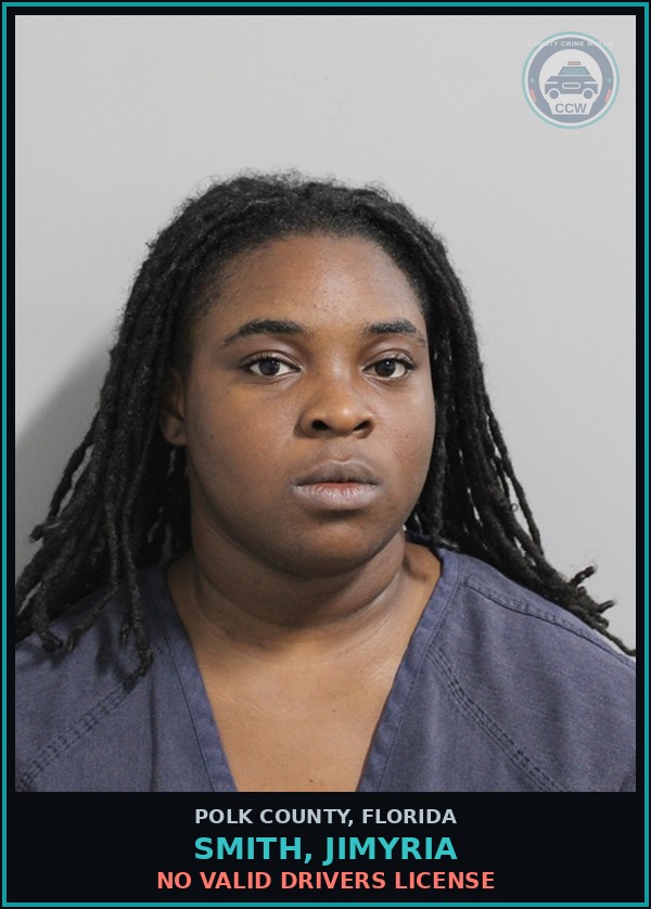 Booking mugshot of SMITH, JIMYRIA in Polk County