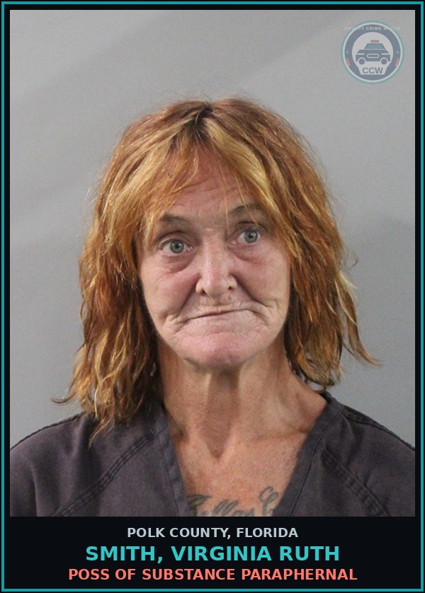 Booking mugshot of SMITH, VIRGINIA RUTH in Polk County
