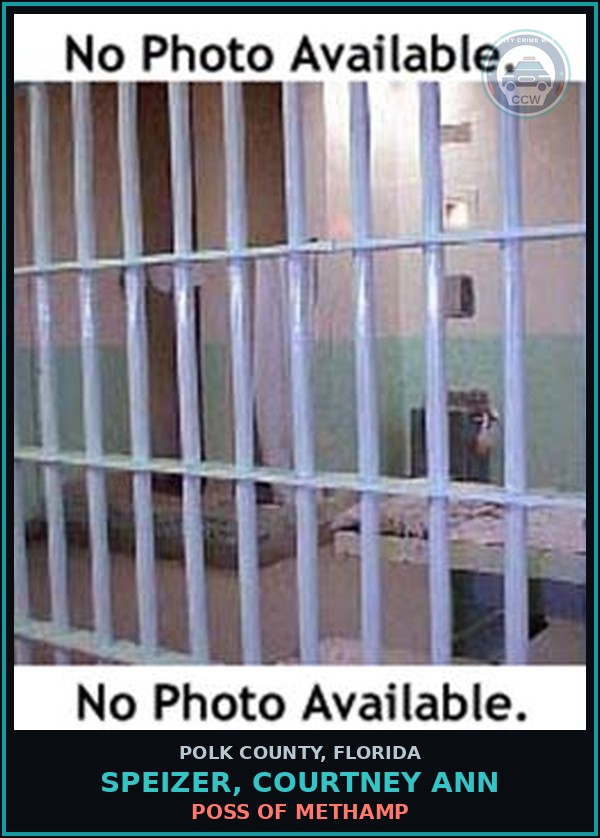 Booking mugshot of SPEIZER, COURTNEY ANN in Polk County